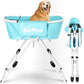 Elevated Portable Dog Bathtub, 5 Height Adjustable Dog Washing Station for Pet Shower and Grooming Foldable Bathing Tub with Storage & Anti-Slip Design for Small Large Dogs Cats