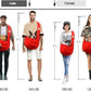 Tomkas Small Dog Sling Carrier - Zipper Pocket & Classic Strap - for 3-10 lbs Pets(Red)