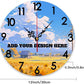 Generic Custom Wall Clock Personalized Picture Hanging Time Clocks Silent Non Ticking Round Decoration for Kitchen Creative, 12x12Inch