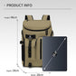 Kalesi Gym Duffle Tennis Bag Backpack 4-Way Waterproof with Shoes Compartment for travel Sport Hiking laptop (Wood color)