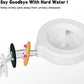 Sfozstra Automatic Pet Water Dispenser: 9L Lagre Dogs Stainless Steel Gravity Feeder - Convenient Drinking Water Dispenser Designed for Dogs and Cats (White, 9L)