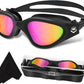 WIN.MAX Polarized Swimming Goggles Swim Pool Goggles Anti Fog Anti UV No Leakage Clear Vision for Men Women Adults Teenagers