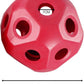 Cute 15.7" Horse Treat Ball, Carrot Feeding Toy Ball Multifunctional Hanging Treat Snack Ball for Horse Stable Stall Paddock Rest, Red