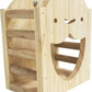 kathson Rabbit Hay Feeder Rack Wood Grass Holder Less Wasted Hay Box Food Feeding Manger Hanging Hay Dispenser for Bunny Chinchilla Guinea Pigs Small Animals