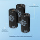 Best Pet Supplies Dog Poop Bags (150 Bags) for Waste Refuse Cleanup, Doggy Roll Replacements for Outdoor Puppy Walking and Travel, Leak Proof and Tear Resistant, Thick Plastic - Black