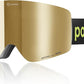Ski Goggles Snow OTG Snowboard Goggles Magnetic Interchangeable Lens Frameless UV Protection Anti-fog mobile Skating