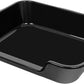 2 Pack of Extra Large Cat Litter Box (ABS Material), Low Entry Senior Litter Pen for Geriatric Kitty Big Cats, Jumbo Pet Safe Litter Boxes Tray for Indoor Pets Potty (Black, 24" L x 20" W)