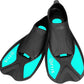 FYJS Short Swim Fins with Comfortable Full Foot Pocket Travel-Size for Snorkeling and Scuba Diving