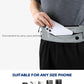 WATERFLY Running Belt Fanny Pack: Runner Marathon Jogging Waist Pack Sport Workout Exercise Fitness Phone Holder Belt for Men Women Jogger Slim Waistband