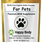 Pure MSM Joint Supplement for Dogs, Cats, & Horses – 100% Additive-Free – High Performance, Supports Pets Wellness, Healthy Joints, Mobility, Aches, & Fatigue – HAPPY BODY - 7oz