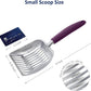 WePet Cat Litter Scoop, Aluminum Alloy Sifter, Kitty Metal Scooper, Deep Shovel, Long Handle, Poop Sifting, Kitten Pooper Lifter, Durable, Heavy Duty, for Litter Box