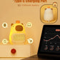 Capybara Alarm Clock with Night Light for Kids, Cute Toddler Alarm Clocks for Bedrooms Ok to Wake Clocks for Girls and Boys, Rechargeable Silicone Animal Tabletop Lamp for Kid