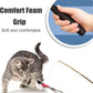 Interactive Cat Wand Toys Set, 2PCS Cat Teaser with 6 Replacement Birds, Feathers & Bells for Indoor Play