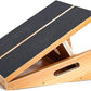 StrongTek Professional Wooden Slant Board, Adjustable Incline Board and Calf Stretcher, Stretch Board - Extra Side-Handle Design for Portability