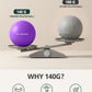 Trideer Pilates Ball 9 Inch, Small Exercise Ball with Exercise Guide for Yoga, Core Training, Physical Therapy, Balance, Stability, Stretching