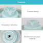 Ceramic Cat Water Fountain, 2.1L/71oz Cupcake Pet Fountain for Dog and Cat Indoor, 2 Ultra Quiet Pumps & 3 Carbon Filters