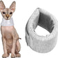 Cat Neck Brace, Breathable & Adjustable Cone Collar After Surgery Recovery Anti-Scratch Anti-Lick Protection, Cat Cone Collar for Small Medium Dogs Puppies Kittens (Grey, S)