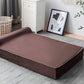 KOPEKS Orthopedic Memory Foam Dog Bed 7" Inch Thick Extra Large Dog Bed With Pillow Brown 50"x34"x10" Includes Waterproof Liner & Durable Removable Cover With Smart Design