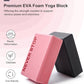 KEEP Yoga Block, High-Density EVA Foam 2 Pack Yoga Block with Non-Slip Textured Surface, Supportive, Lightweight - Ideal for Yoga, Pilates, and Stretching Exercises