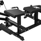 RITFIT Seated Leg Extension and Lying Curl Machine, Adjustable, for Home Gym, Leg Workout Equipment Compatible with 1'' and 2'' Weight Plates, Black, 700 lb