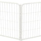 FXW Homeplus Unleashed Indoor Dog Playpen - Stress-Free and Safe Play, Heavy Duty 24 Inch 2 Wire Panels Dog Pen for Puppy and Small Dogs, White│Patented