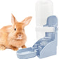 kathson Rabbit Water Bottle, 17oz Hanging Water Fountain Automatic Dispenser No Leak WaterFeeder for Bunny Chinchilla Guinea Pig Hedgehog Ferret, Blue