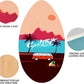 seething 35 Inch Skimboard with High Gloss Coat Wood Skim Board for Beginners,Kids, Teenagers, Adults and All Skimming