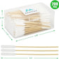 Dog Ear Cleaner Q Tips, 200pcs 6-Inch Long Cotton Swabs for Dogs - Biodegradable Qtips for Ear Cleaning, Infection Treatment, Wax Removal & Pet Care