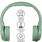 POGS Kids Wired Headphones | The Elephant 2 | Adjustable, Durable Headphones for Kids 3+ | Limited to 85 dB, Microphone | On-Ear | Music-Sharing Function Safe 3.5mm Audio Cable (3.2ft) (rGreen)