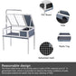BIRASIL Wood Tortoise House, Indoor Turtle Habitat Reptile Cage, Tortoises Enclosure for Small Animals Lizards Hamster