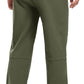 TBMPOY Men's Snow Ski Hiking Pants Waterproof Winter Fleece Lined Pants Camping Skiing Ice Fishing Pants with Belt
