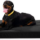 K9 Ballistics Tough Ripstop Orthopedic Rectangle Dog Bed Removable Washable Cover, Solid Orthopedic Foam for X-Large Dogs 54"x38", Obsidian Black