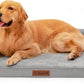Orthopedic Dog Beds Large Sized Dog, 3 Inch Memory Foam Pet Bed for Medium and Large Dogs, Washable Removable Cover, Nonskid Bottom, Waterproof, 44x32 Inches XXL Light Grey