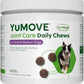YuMOVE Hip & Joint Supplement for Dogs - With Glucosamine Chondroiton, Green Lipped Mussel , Hyaluronic Acid, and Omega 3 Joint Supplement for Stiffness and Mobility - 60 Chews (Small/Medium Dogs)