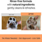 PetO’Cera Waterless Shampoo for Dogs & Cats–No Rinse Foam, Lick-Safe, Itch Relief, Detangles & Moisturizes, Hypoallergenic, Vet-Approved, 5.07oz/150ml