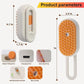 (2PCS) 4 in 1 Cat Steam Brush for Shedding, 2025 New Rechargeable Steam Pet Brush, Massaging and Cleaning Shedding Pets Hair (khaki+white)