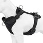 Wisedog Mesh Breathable Dog Harness: No Pull Harness with 3 Fast-Release Buckles Adjustable for Walking & Training for Small Medium Large Dogs (Black, L: Neck=20"-25"/Chest=17"-33")
