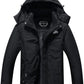 OTU Men's Waterproof Ski Jacket Snowboarding Windbreaker Warm Winter Hooded Mountain Snow Coat Large