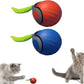 Speedy Tail 2.0 Cat Toy, Interactive Smart Ball for Indoor Cats, USB Charging (Orange+Dark Blue)