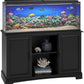 Pemberly Row Modern/Contemporary Furniture 50" Aquarium Stand in Black