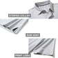 Men's Golf Polo Shirts Short Sleeve Striped Performance Moisture Wicking Dry Fit Golf Shirts for Men