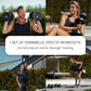 NUOBELL Adjustable Dumbbells 5-80 lbs: Replace 16 Sets, Ideal for Home Gym Weight Bench & Press