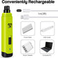 Casfuy Dog Nail Grinder Upgraded - Professional 2-Speed Electric Rechargeable Pet Nail Trimmer Painless Paws Grooming & Smoothing for Small Medium Large Dogs & Cats (Green)