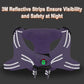 BARKBAY Dog Harness, Reflective Adjustable Puppy No Pull Harness, Breathable Soft for Small and Medium Dogs, Violet Purple, XXS