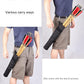 KRATARC Archery Lightweight Back Arrow Quiver Dual Use Foldable Compact Hip Arrows Bag with Molle System Hanged for Target Shooting