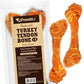 Afreschi Natural Turkey Tendon Bone (L) 3.53 oz, USA-Sourced Turkey Tendon, All Natural Human Grade Dog Chew, Hypoallergenic, Rawhide Alternative, Dog Treats for Large Breeds