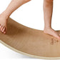 Balance Board - Wooden Wobble Board for Kids - Compact Balancing Trainer - Poplar Core - Eco-Coating - Sensory Motor Development - Core Strengthening - 17x12x3", Up to 480 lbs Capacity
