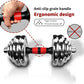 Adjustable Dumbbell Set With 3 in 1 Dumbbell Barbell Metal Connecting Rod, Chromed Weights, Hardcover Gift Box, Adjustable Weight Sets up to 44lbs/66lbs/110lbs, Home Gym Exercise Training Equipment