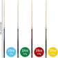 Kmise Pool Cue Stick Set, Canadian Maple 58 Inch 18 19 20 21oz 13mm Tips, New Upgraded Irish Linen Wire Grip Billiard Table Cues Sticks, 4 Colors Optional, W/Chalk, Gloves for Bar Professional Adults