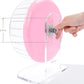 Niteangel Super-Silent Hamster Exercise Wheels: - Quiet Spinner Hamster Running Wheels with Adjustable Stand for Hamsters Gerbils Mice Or Other Small Animals (M, Pink)